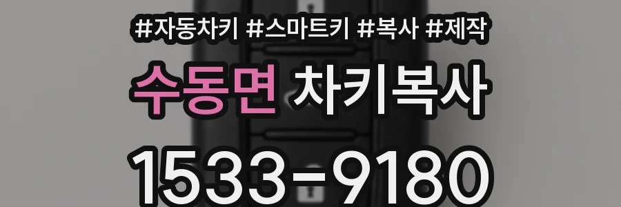 수동면 차키복사