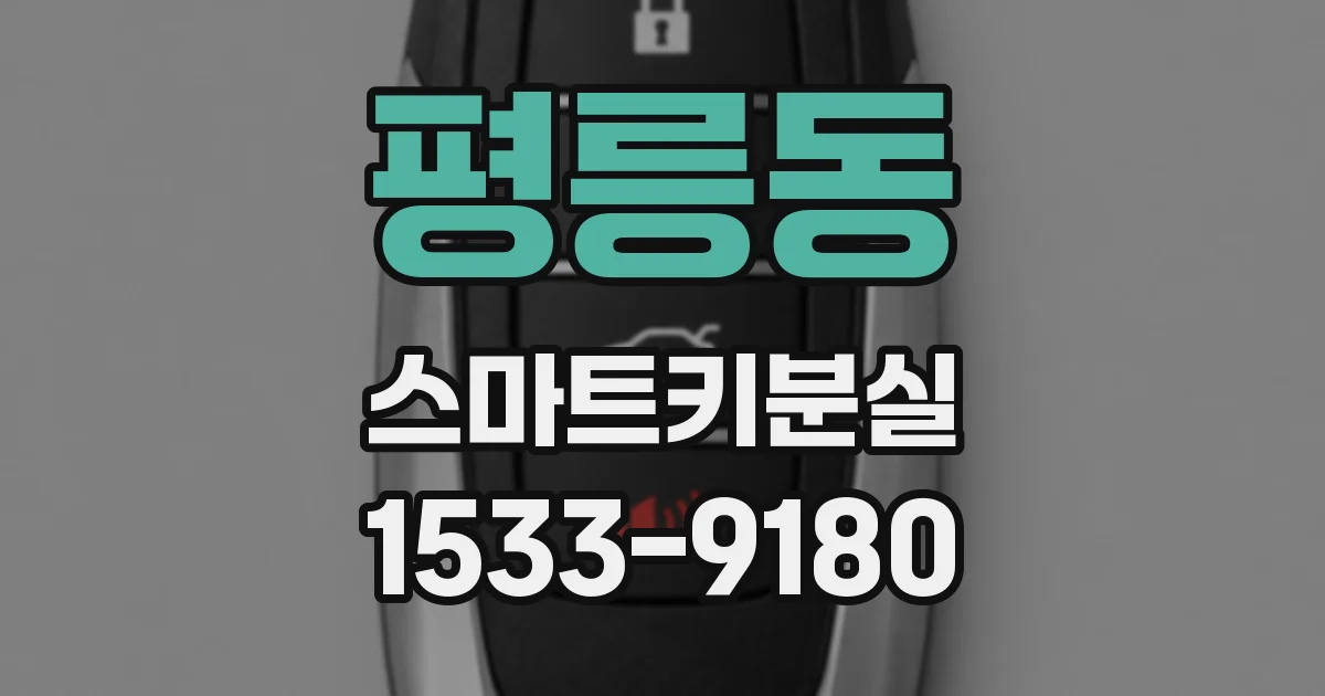 평릉동 스마트키분실