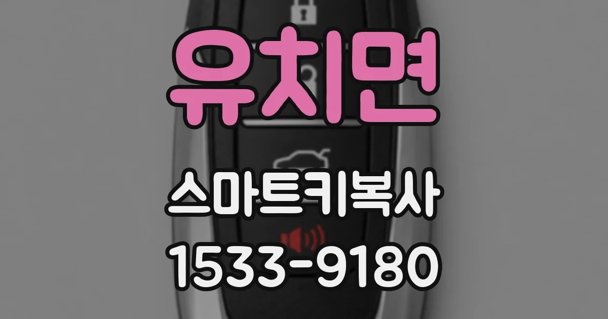 유치면 스마트키복사