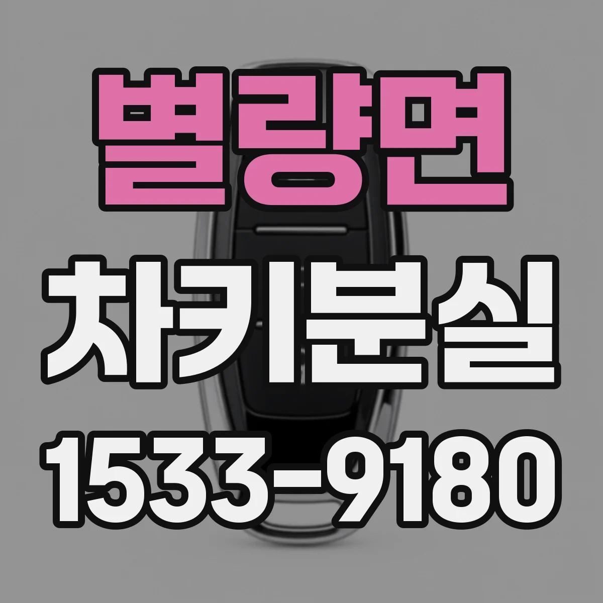 별량면 차키분실