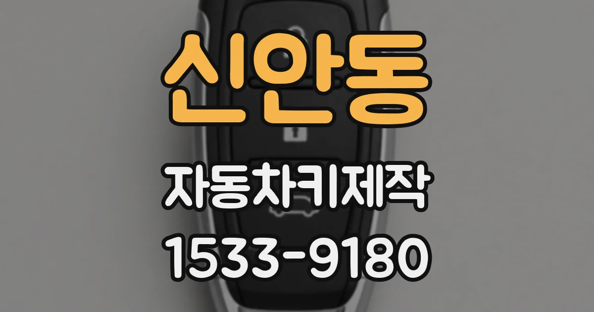 신안동 자동차키제작