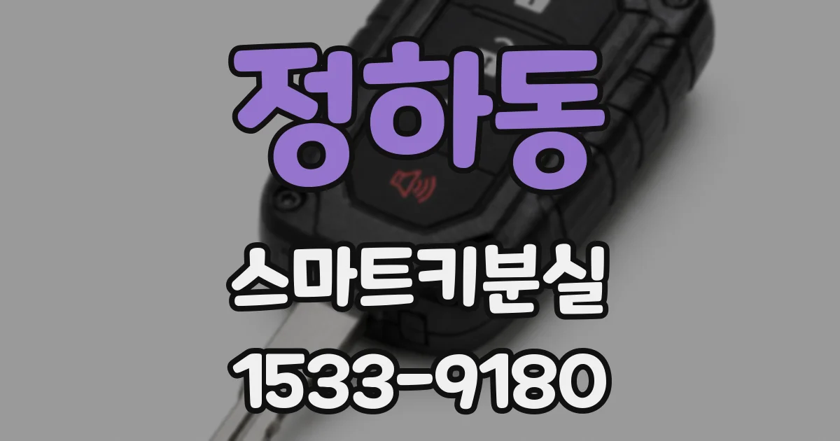 정하동 스마트키분실