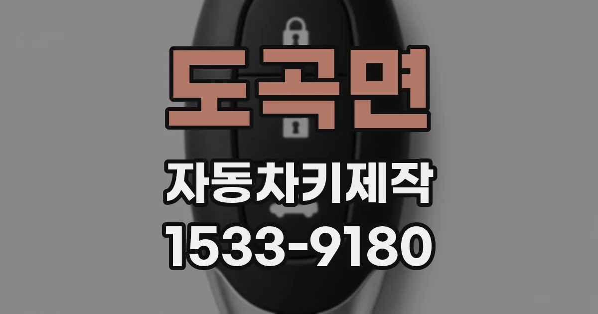 도곡면 자동차키제작