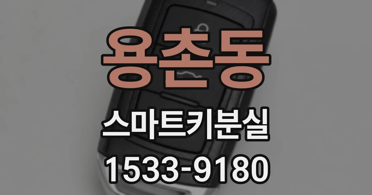 용촌동 스마트키분실
