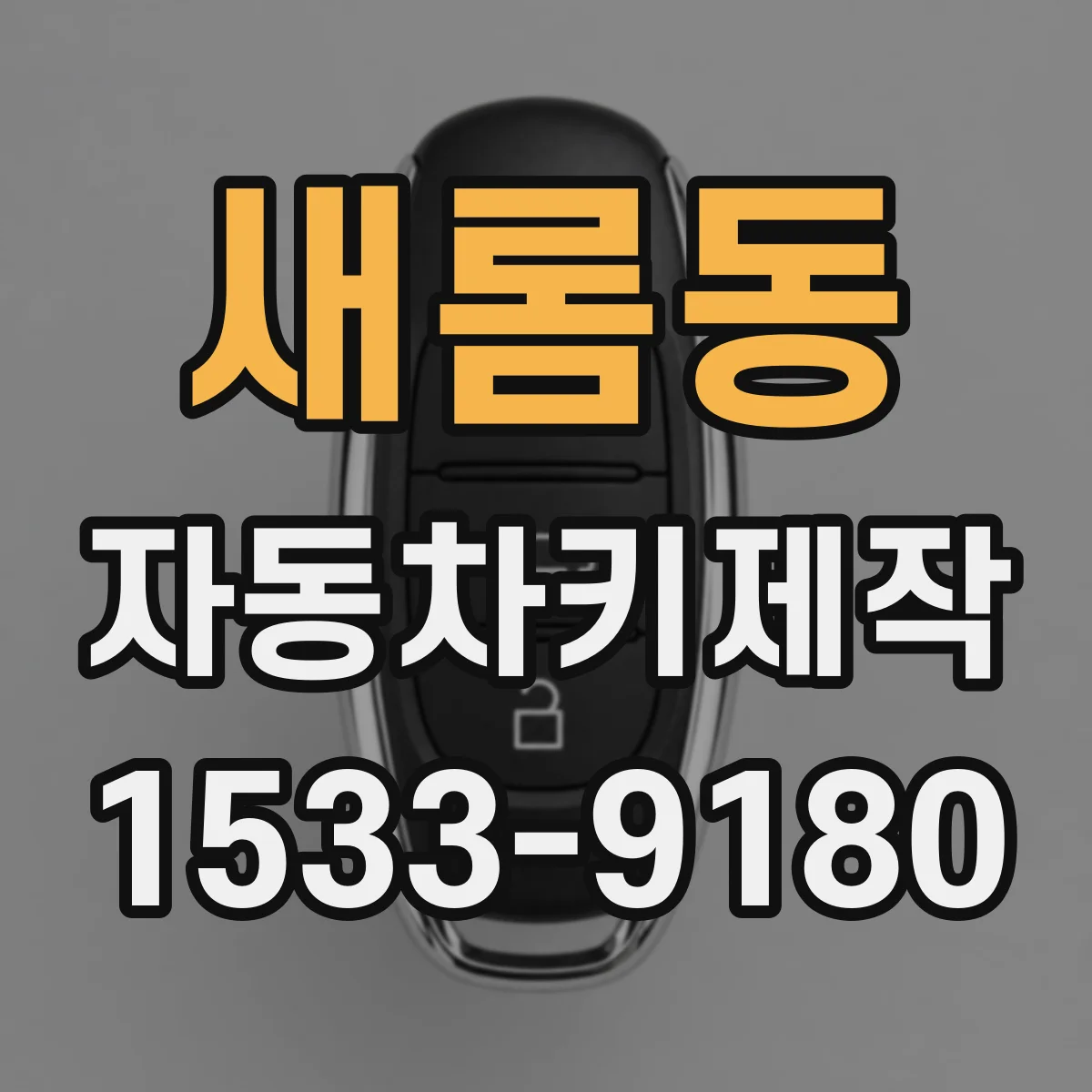 새롬동 자동차키제작