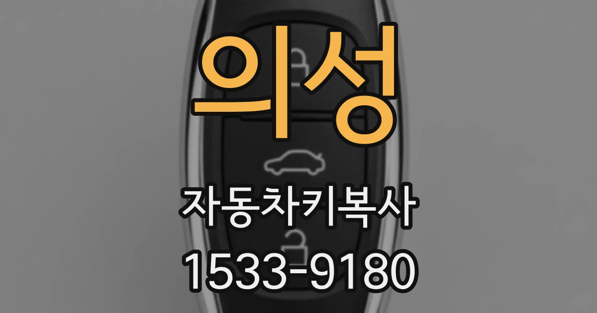 의성 자동차키복사