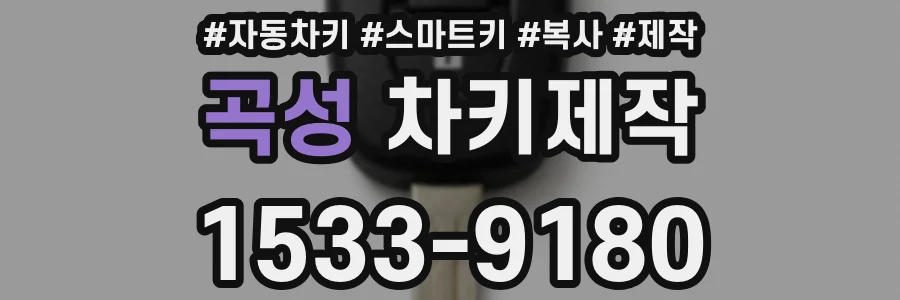 곡성 차키제작