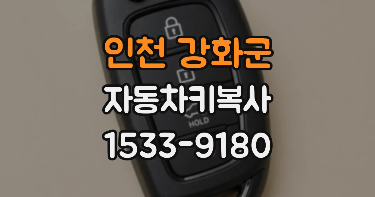 인천 강화군 자동차키복사