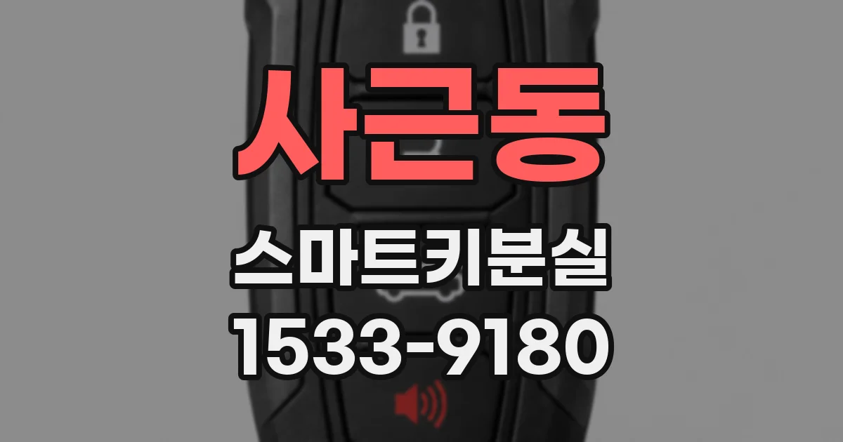 사근동 스마트키분실