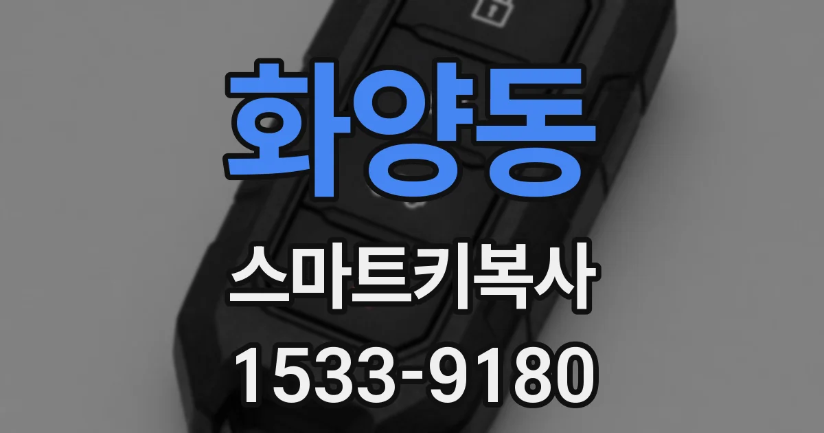 화양동 스마트키복사