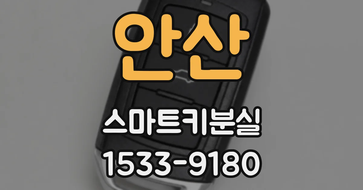 안산 스마트키분실