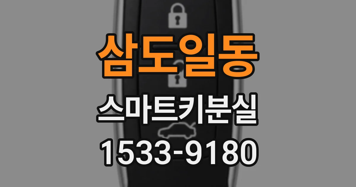 삼도일동 스마트키분실