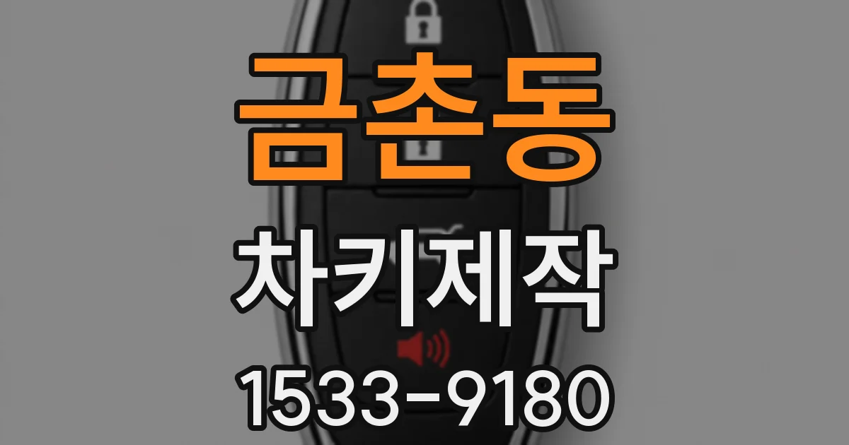 금촌동 차키제작