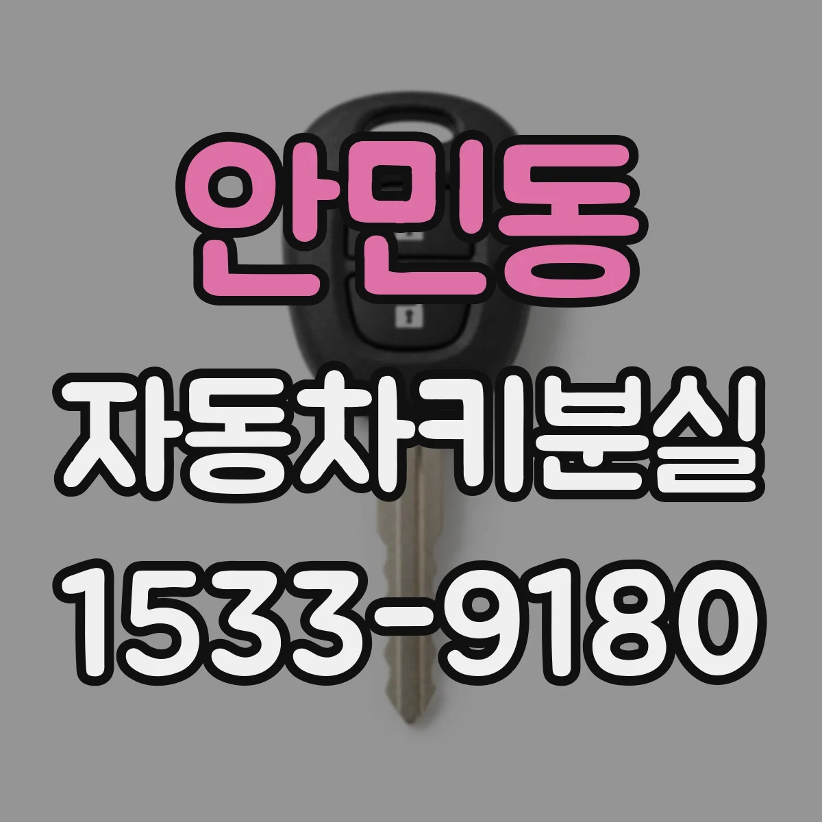 안민동 자동차키분실