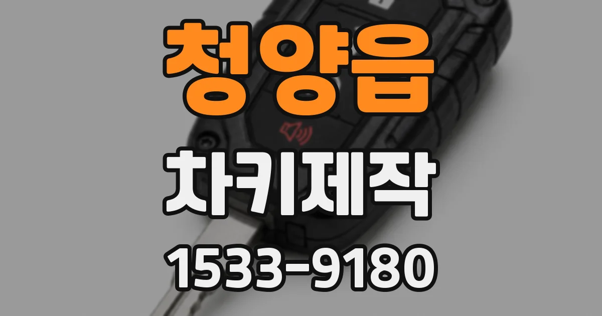 청양읍 차키제작