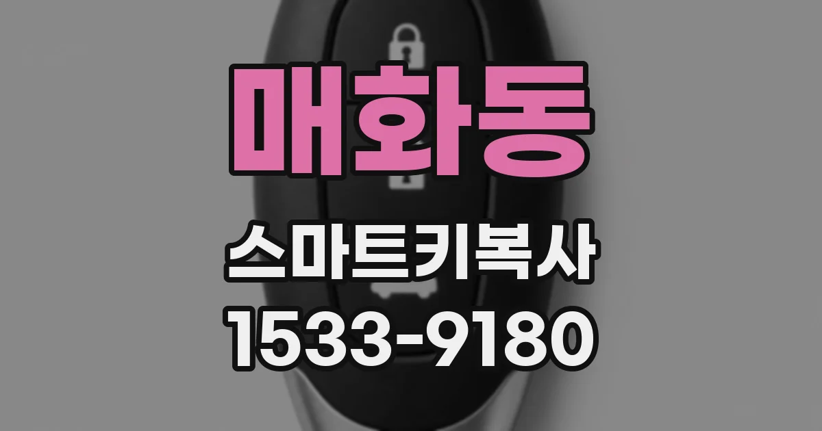 매화동 스마트키복사