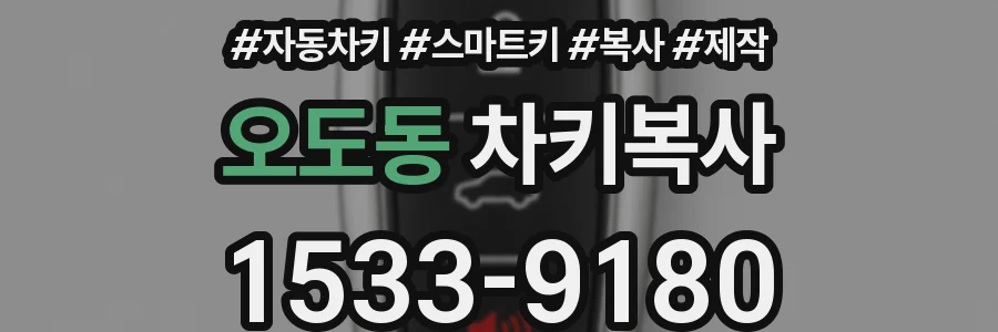 오도동 차키복사