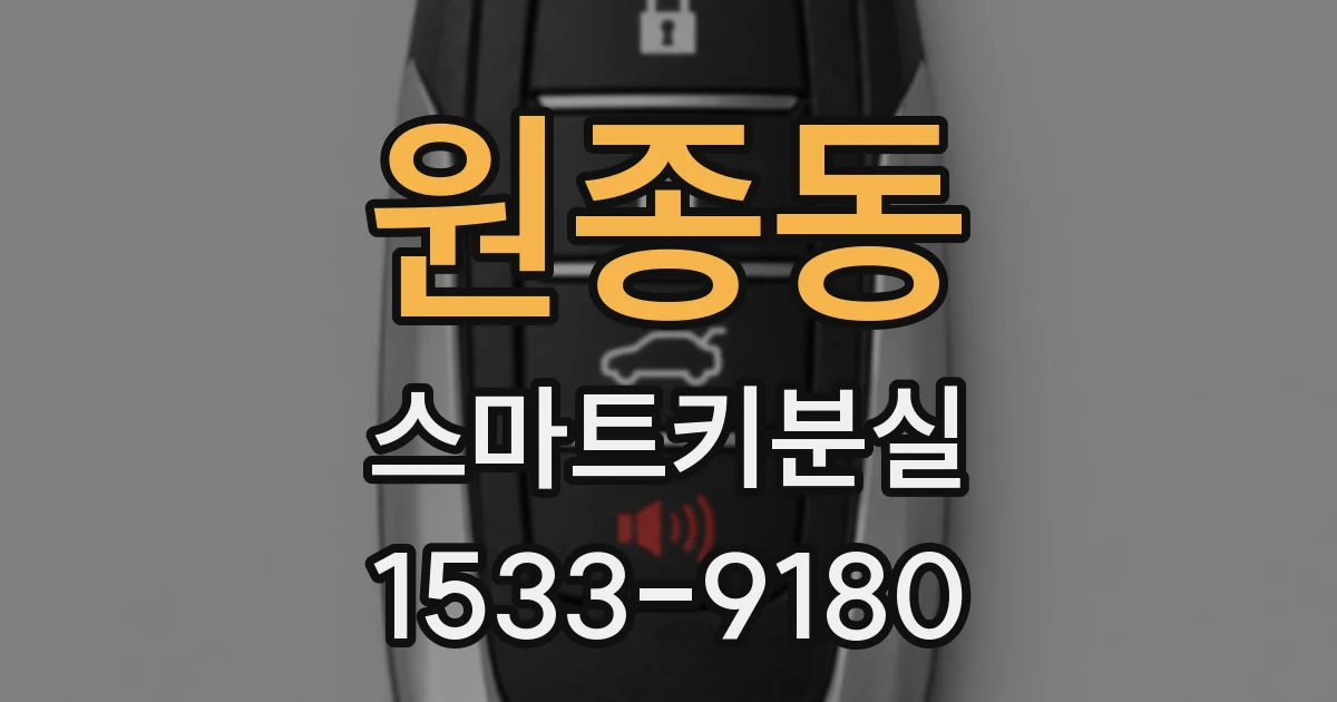 원종동 스마트키분실