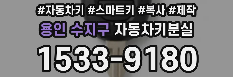 용인 수지구 자동차키분실