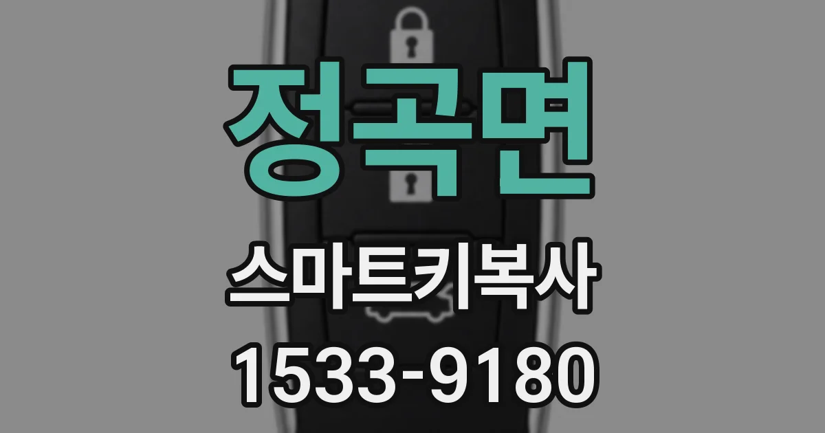 정곡면 스마트키복사