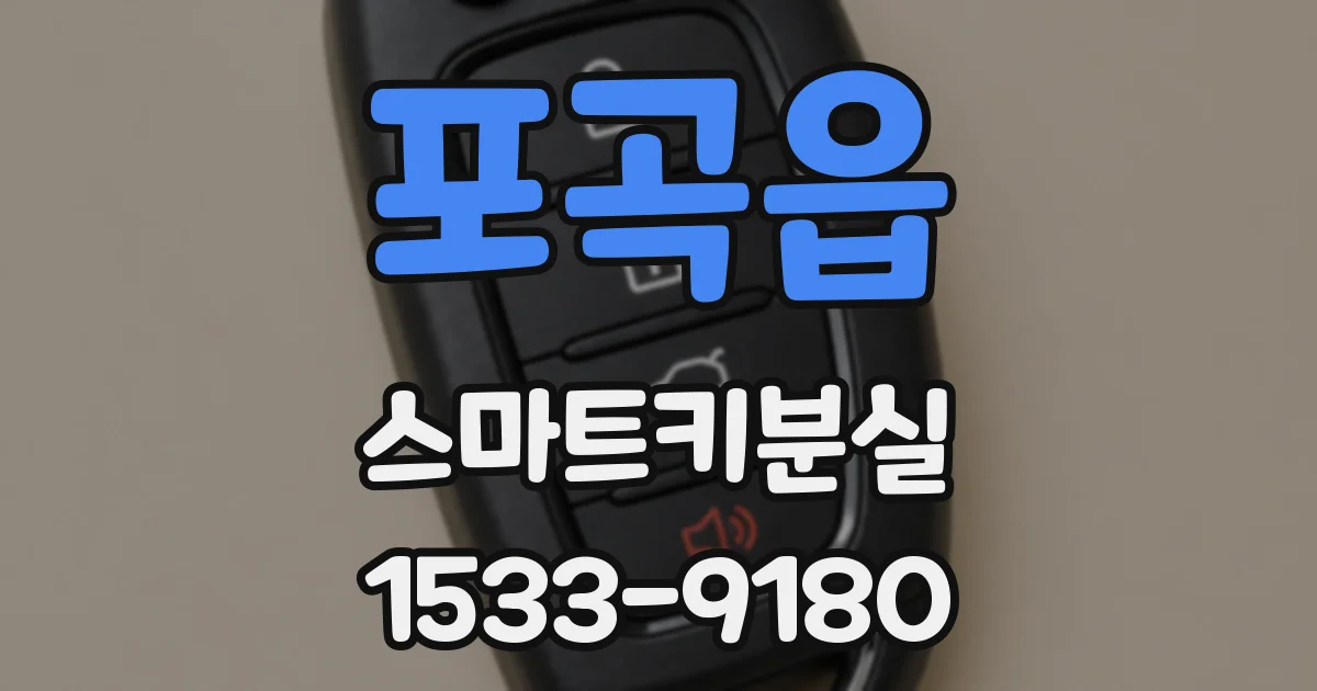 포곡읍 스마트키분실