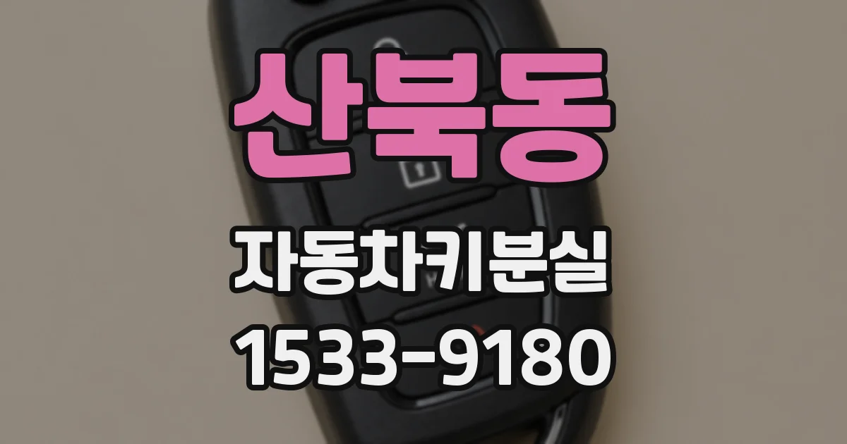 산북동 자동차키분실