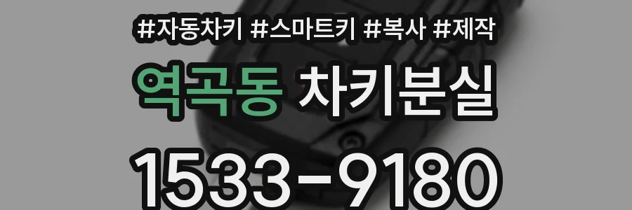 역곡동 차키분실