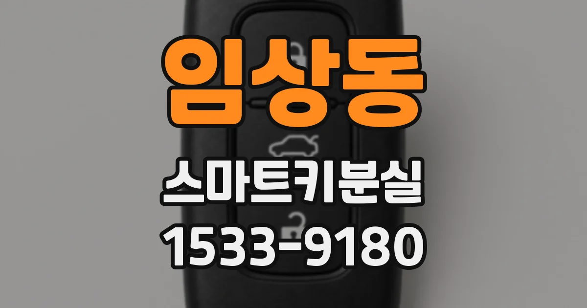 임상동 스마트키분실