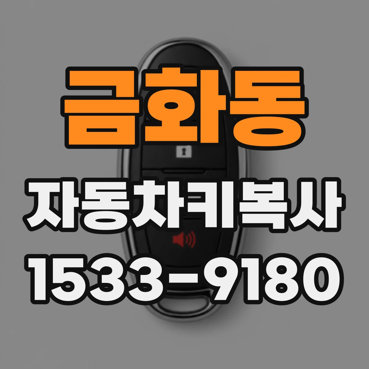 금화동 자동차키복사