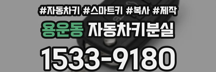 용운동 자동차키분실