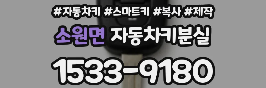 소원면 자동차키분실