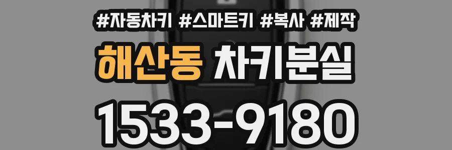 해산동 차키분실