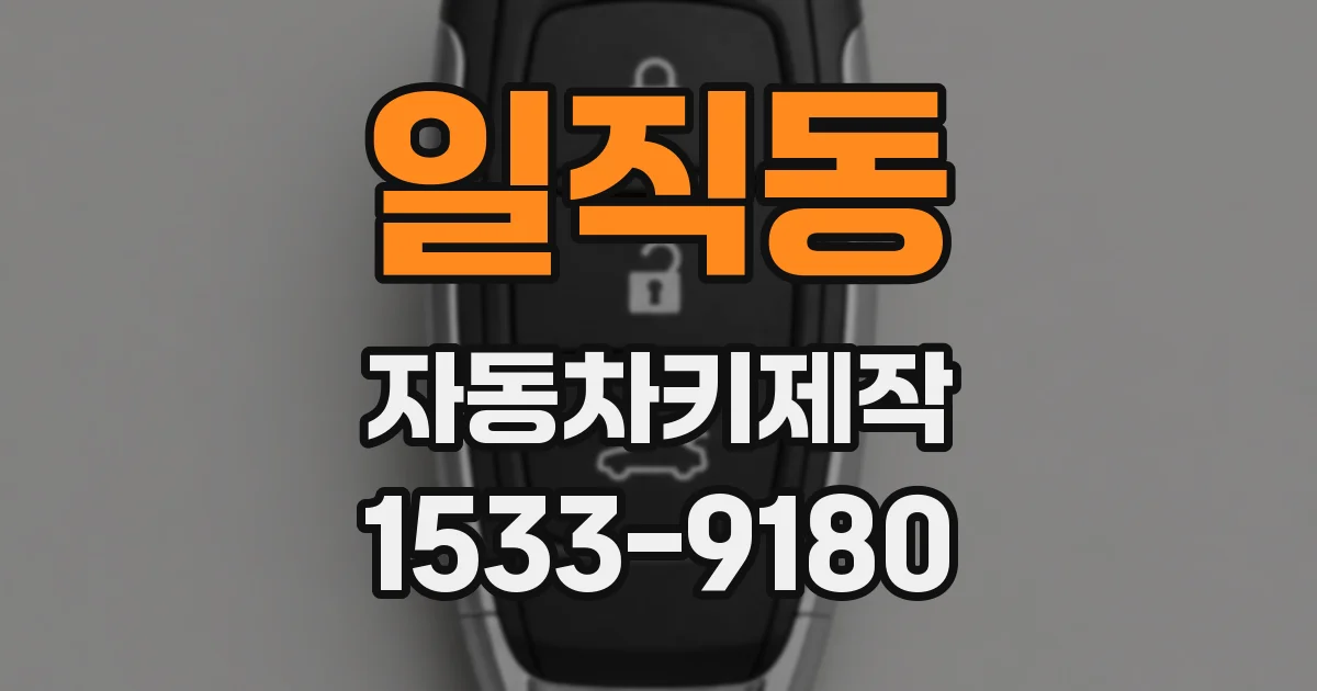일직동 자동차키제작