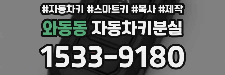 와동동 자동차키분실