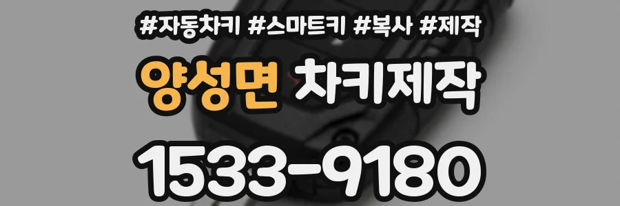 양성면 차키제작