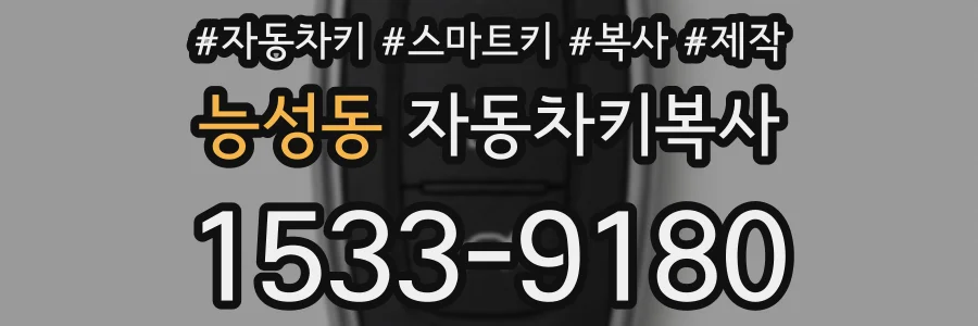 능성동 자동차키복사