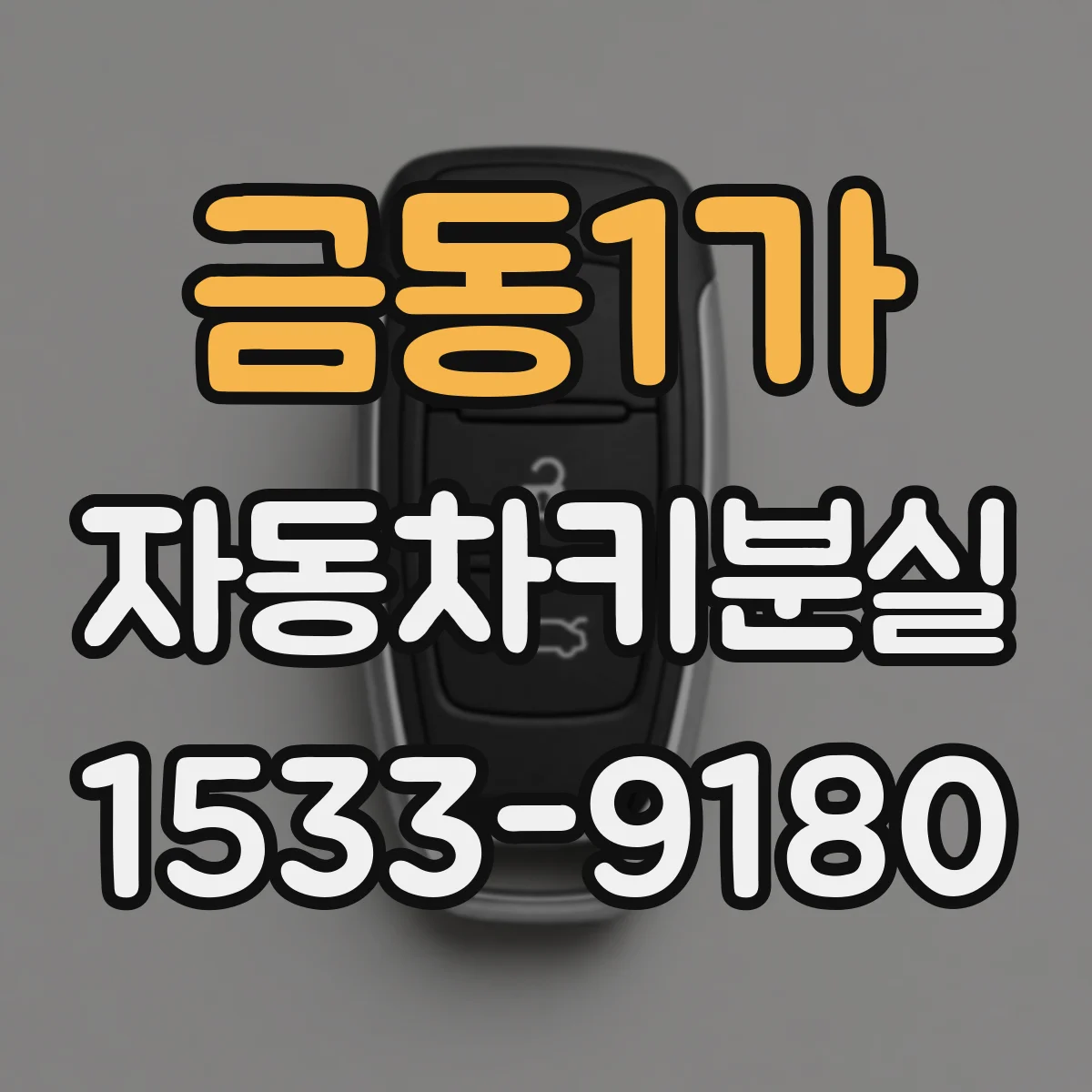 금동1가 자동차키분실