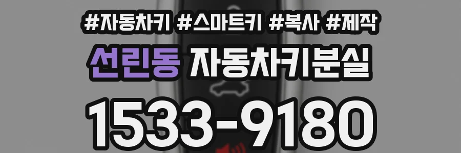 선린동 자동차키분실