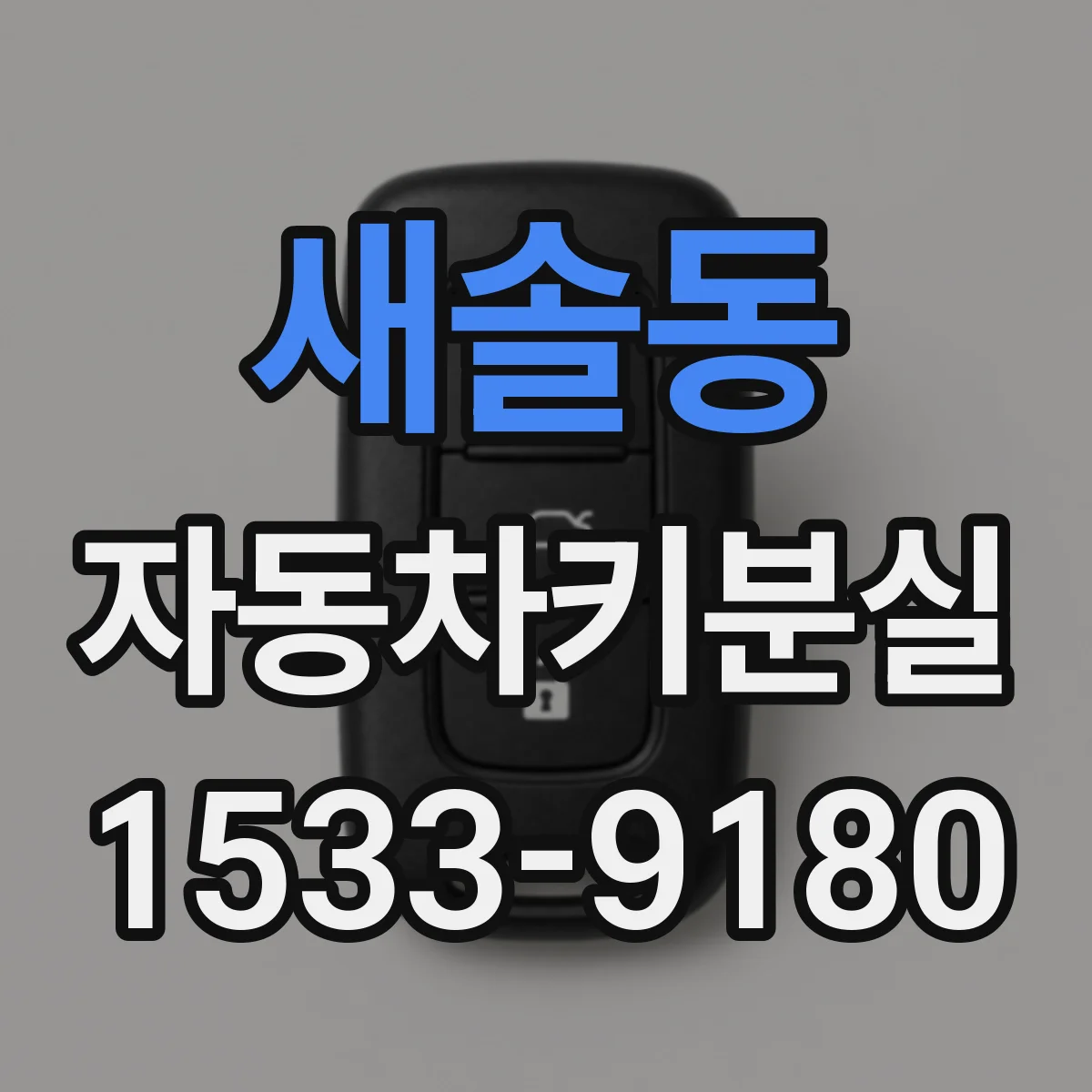 새솔동 자동차키분실