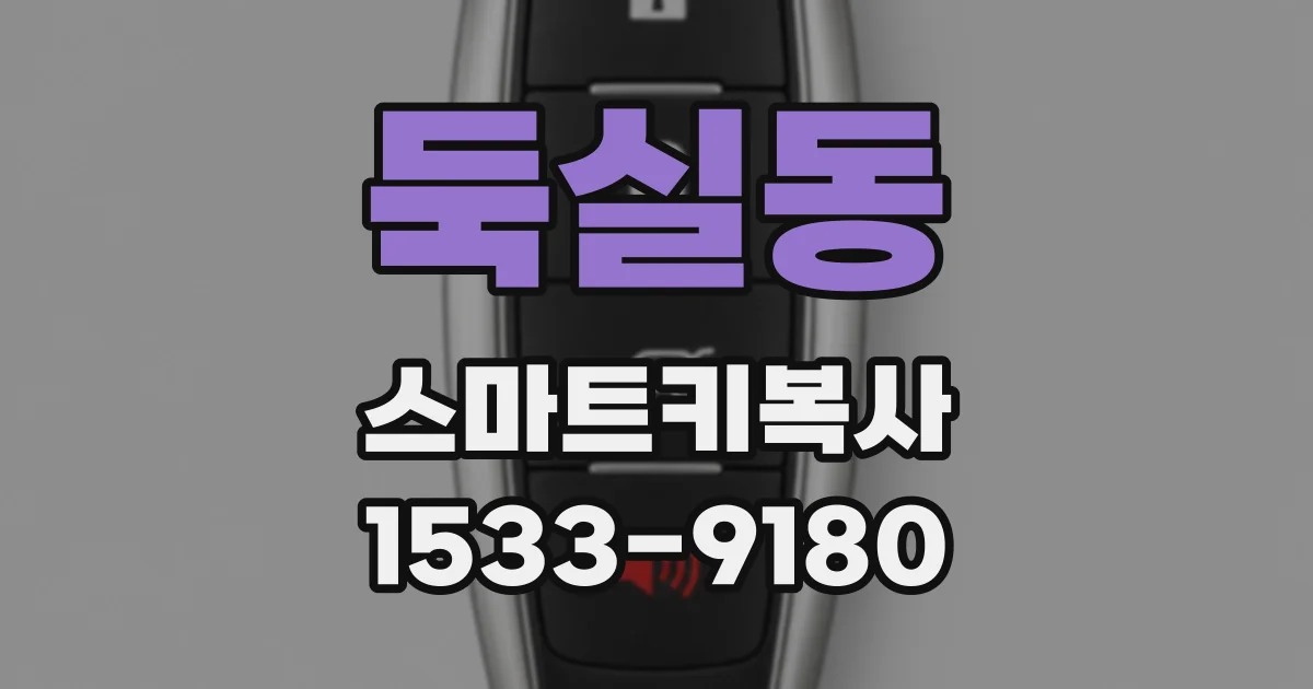 둑실동 스마트키복사