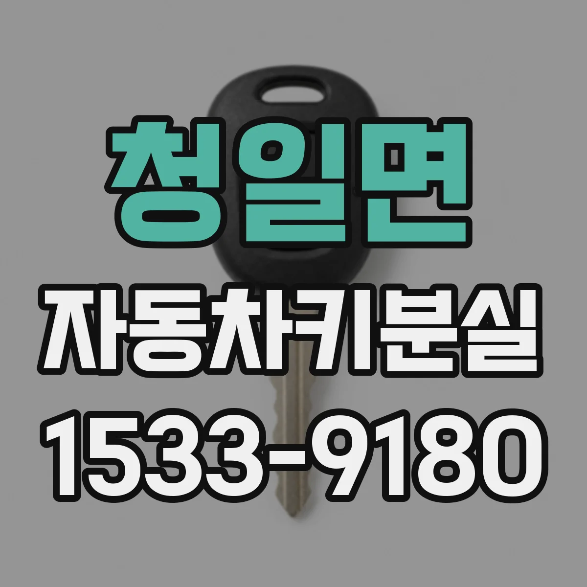 청일면 자동차키분실