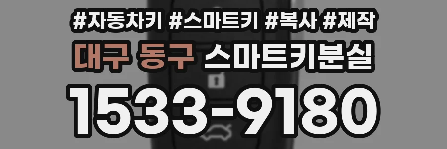 대구 동구 스마트키분실