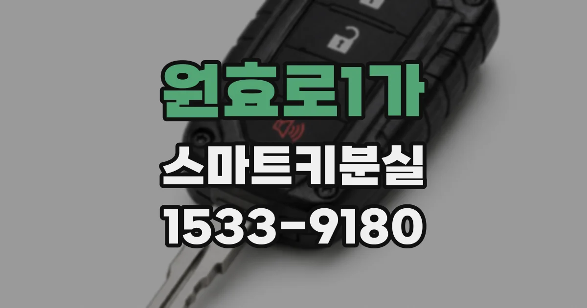 원효로1가 스마트키분실
