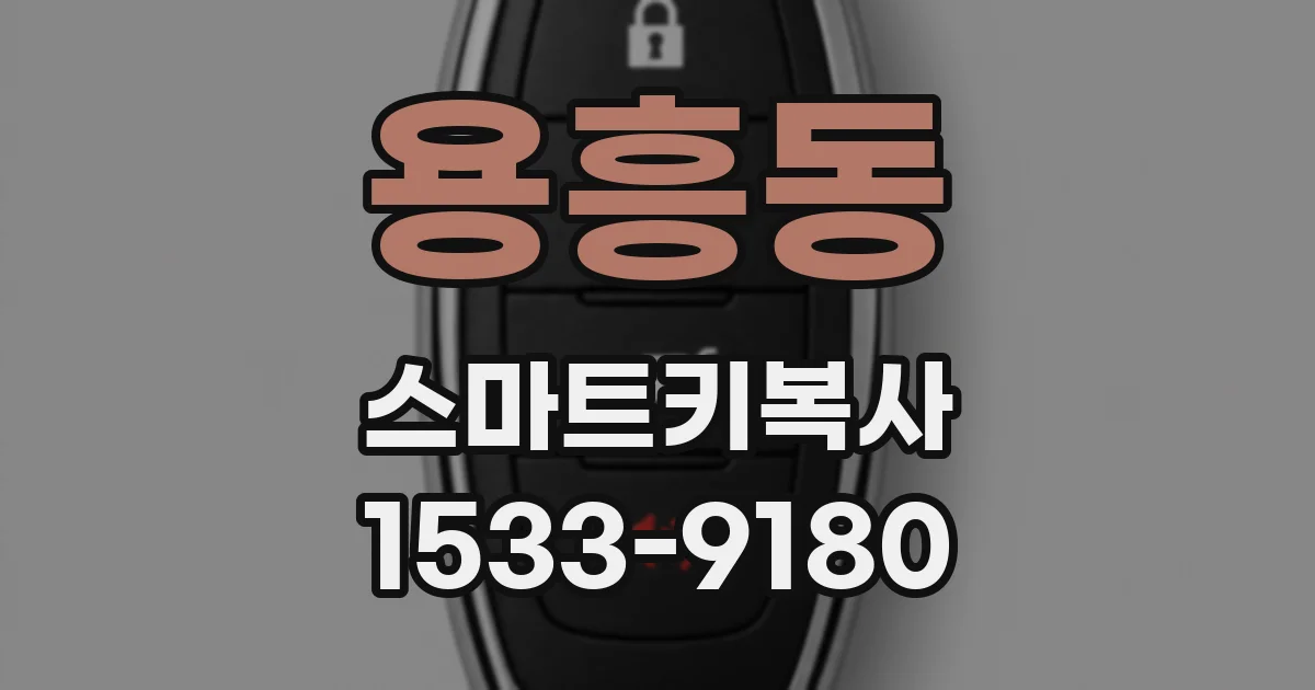 용흥동 스마트키복사