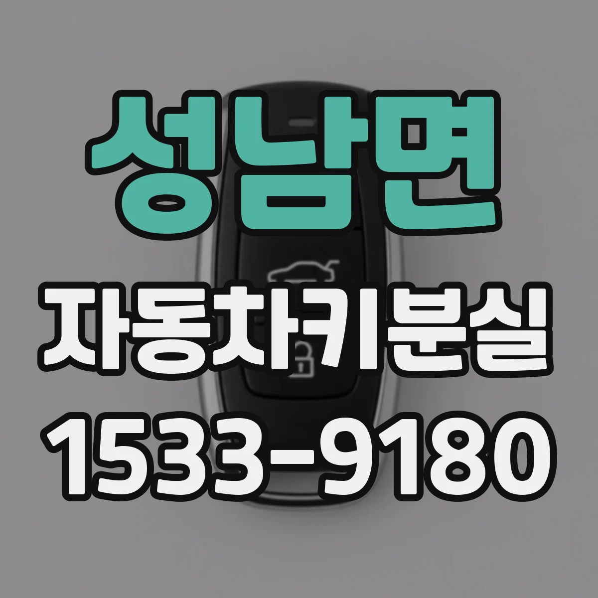 성남면 자동차키분실