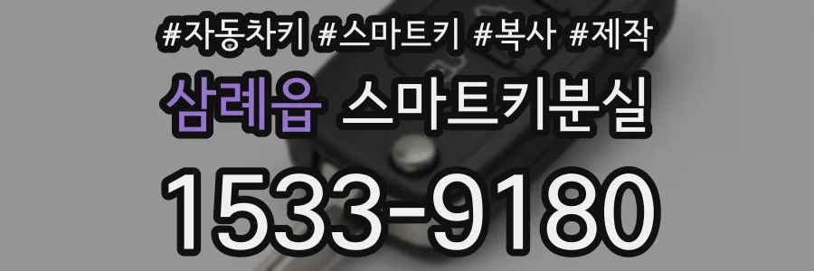 삼례읍 스마트키분실