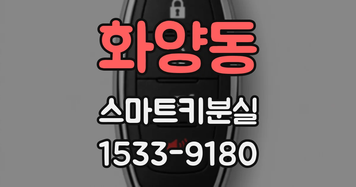 화양동 스마트키분실