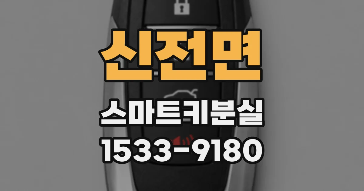 신전면 스마트키분실