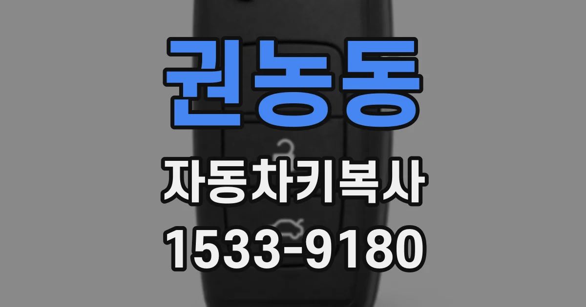 권농동 자동차키복사