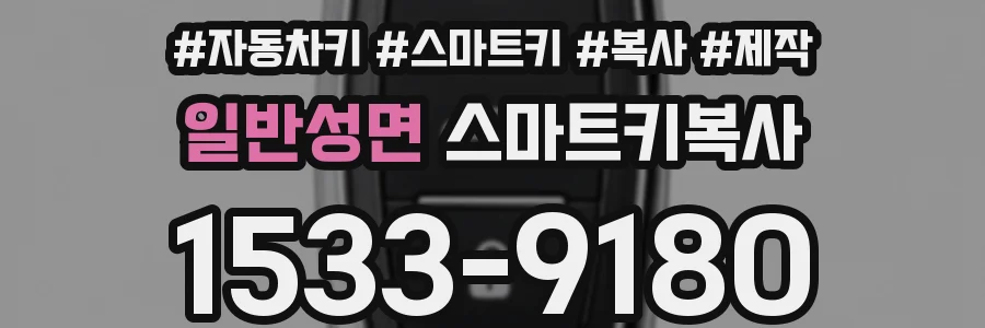 일반성면 스마트키복사